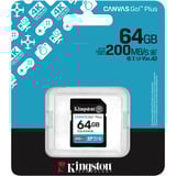 Kingston SDG4/64GB, Hukommelseskort Sort