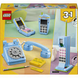 LEGO Creator Retro-telefon, Bygge legetøj Byggesæt, 8 År, Plast, 383 stk, 562 g