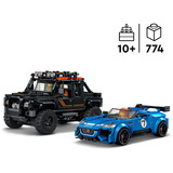 LEGO Speed Champions Jaguar Project 7 & Land Rover Defender, Bygge legetøj Byggesæt, 10 År, Plast, 740 stk, 863 g