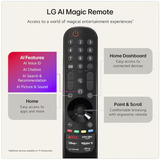 LG 65QNED7EB3C, QNED-Fernseher Sort
