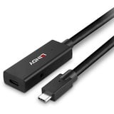 Lindy 43364 USB-kabel USB 3.2 Gen 2 (3.1 Gen 2) 5 m USB C 10 Gbit/sek. Sort, Forlængerledning Sort, 5 m, USB C, USB C, USB 3.2 Gen 2 (3.1 Gen 2), 10 Gbit/sek., Sort