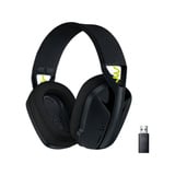 Logitech G435 LIGHTSPEED, Gaming headset Sort