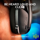 Logitech G435 LIGHTSPEED, Gaming headset Sort
