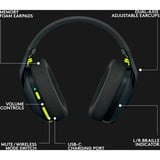 Logitech G435 LIGHTSPEED, Gaming headset Sort