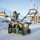 Makita Batteridrevet snefræser SN001GZ, 40 Volt, Snow blower Grøn/Sort