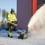 Makita Batteridrevet snefræser SN001GZ, 40 Volt, Snow blower Grøn/Sort