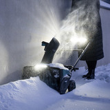 Makita Batteridrevet snefræser SN001GZ, 40 Volt, Snow blower Grøn/Sort