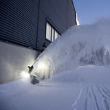 Makita Batteridrevet snefræser SN001GZ, 40 Volt, Snow blower Grøn/Sort