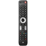 One for all Evolve 4 fjernbetjening IR trådløs Lyd, Kabel, DTT, DVD/Blu-ray, Spillekonsol, Hjemmebiografsystem, IPTV, Projektormontering, SAT, STB, TNT, TV, TV set-top-boks Tryk på knapper, Fjernbetjeningen Sort, Lyd, Kabel, DTT, DVD/Blu-ray, Spillekonsol, Hjemmebiografsystem, IPTV, Projektormontering, SAT,..., IR trådløs, Tryk på knapper, Sort