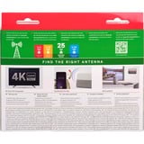 One for all Forstærket indendørsantenne SV9436-5G Hvid