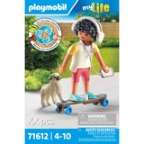 PLAYMOBIL My Life Dreng med hund, Bygge legetøj 