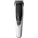 Philips 3000 series Beardtrimmer series 3000 BT3206/14 Skægtrimmer, Skæg trimmer Hvid/Sort, Vaskbar, Vedligeholdelsesfri – skal ikke smøres, Batteri, Sort, Sølv