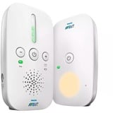 Philips Audio Monitors Essential SCD502/26 Babyalarm DECT Hvid/grå, DECT babytelefon, 120 kanaler, 300 m, 50 m, 300 m, Hvid