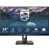 Philips S Line 242S9JML/00 computerskærm 61 cm (24") 1920 x 1080 pixel Fuld HD LCD Sort, LED-skærm Sort, 61 cm (24"), 1920 x 1080 pixel, Fuld HD, LCD, 4 ms, Sort