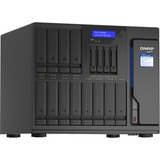 QNAP TVS-h1688X NAS Tower Intel® Xeon® W-1250 32 GB DDR4 0 TB QuTS hero Sort NAS, Tower, Intel® Xeon®, W-1250, 32 GB, DDR4