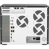 QNAP TVS-h1688X NAS Tower Intel® Xeon® W-1250 32 GB DDR4 0 TB QuTS hero Sort NAS, Tower, Intel® Xeon®, W-1250, 32 GB, DDR4