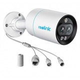 Reolink P330M Kugle (form) IP-sikkerhedskamera Indendørs & udendørs 3840 x 2160 pixel Væg, Overvågningskamera Hvid/Sort, IP-sikkerhedskamera, Indendørs & udendørs, Ledningsført, Google Assistant, 450 lm, 6500 K