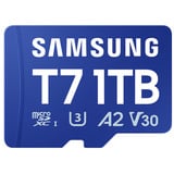Samsung T7 microSDXC 1 TB, Hukommelseskort Blå