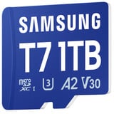 Samsung T7 microSDXC 1 TB, Hukommelseskort Blå