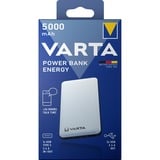 VARTA Energy 5000 Lithium polymer (LiPo) 5000 mAh Sort, Hvid, Power Bank Hvid/Sort, 5000 mAh, Lithium polymer (LiPo), 3,7 V, Sort, Hvid