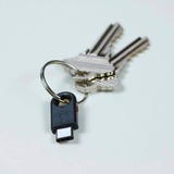 Yubico YubiKey 5C, Sicherheitsschlüssel Sort/Guld