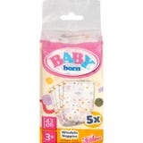 ZAPF Creation BABY born Nappies, 5 pack, Dukke tilbehør BABY born Nappies, 5 pack, Dukkebleer, 3 År