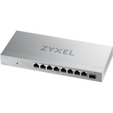 Zyxel XMG-108 Ikke administreret 2.5G Ethernet (100/1000/2500) Sølv, Switch Ikke administreret, 2.5G Ethernet (100/1000/2500), Kan monteres på væggen