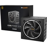 be quiet! PURE POWER 12 M | 1200W enhed til strømforsyning 20+4 pin ATX ATX Sort, PC strømforsyning Sort, 1200 W, 100 - 240 V, 1250 W, 50/60 Hz, 15 - 7.5 A, 120 W