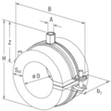 fischer Rørsamlingssæt FGRS 20-24, med rawplugs, Klemme 