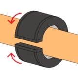 fischer Rørsamlingssæt FGRS 20-24, med rawplugs, Klemme 