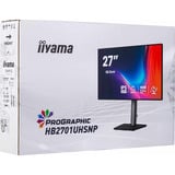 iiyama ProGraphic HB2701UHSNP-B1, LED-skærm Sort (mat)