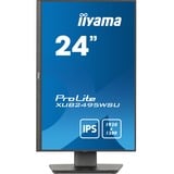 iiyama ProLite XUB2495WSU-B7 computerskærm 61,2 cm (24.1") 1920 x 1200 pixel 4K Ultra HD LED Sort, LED-skærm Sort (mat), 61,2 cm (24.1"), 1920 x 1200 pixel, 4K Ultra HD, LED, 4 ms, Sort