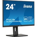 iiyama ProLite XUB2495WSU-B7 computerskærm 61,2 cm (24.1") 1920 x 1200 pixel WUXGA LED Sort, LED-skærm Sort (mat), 61,2 cm (24.1"), 1920 x 1200 pixel, WUXGA, LED, 4 ms, Sort