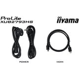 iiyama ProLite XUB2793HS-B7 computerskærm 68,6 cm (27") 1920 x 1080 pixel Fuld HD LED Sort, LED-skærm Sort (mat), 68,6 cm (27"), 1920 x 1080 pixel, Fuld HD, LED, 1 ms, Sort