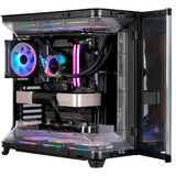 ALTERNATE AGP-WINDOW-AMD-23, Gaming PC Sort/gennemsigtig