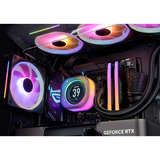 ALTERNATE AGP-WINDOW-AMD-23, Gaming PC Sort/gennemsigtig