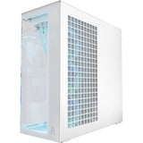 ARCTIC Xtender VG White (Clear Glass) Midi Tower Hvid, Towerkabinet Hvid, Midi Tower, PC, Hvid, EATX, Metal, Hærdet glas, Spil