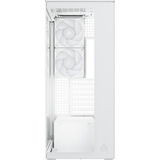 ARCTIC Xtender VG (White) Midi Tower Hvid, Towerkabinet Hvid, Midi Tower, PC, Hvid, EATX, Metal, Hærdet glas, Spil