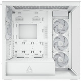 ARCTIC Xtender VG (White) Midi Tower Hvid, Towerkabinet Hvid, Midi Tower, PC, Hvid, EATX, Metal, Hærdet glas, Spil