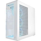 ARCTIC Xtender VG (White) Midi Tower Hvid, Towerkabinet Hvid, Midi Tower, PC, Hvid, EATX, Metal, Hærdet glas, Spil
