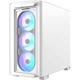 ASUS A23 PLUS TG ARGB WHITE Hvid, Towerkabinet Hvid, PC, Hvid, micro ATX, Mini-ITX, Flere, 16,5 cm, 38 cm