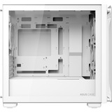 ASUS A23 PLUS TG ARGB WHITE Micro Tower Hvid, Towerkabinet Hvid, Micro Tower, PC, Hvid, micro ATX, Mini-ITX, Spil, Flere