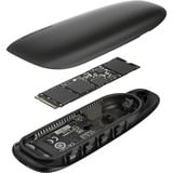 ASUS COBBLE Black (ESD-A1A/BLK) SSD kabinet Sort M.2, Drev kabinet Sort, SSD kabinet, M.2, PCI Express, SATA, 10 Gbit/sek., USB-tilslutning, Sort