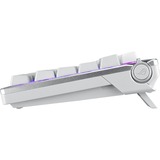 ASUS ROG Azoth White tastatur Spil USB + RF Wireless + Bluetooth QWERTZ Tysk Hvid, Gaming-tastatur Hvid, DE-layout, ROG NX Snow, Kabel & trådløs, USB + RF Wireless + Bluetooth, Mekanisk, QWERTZ, RGB LED, Hvid