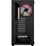 Aerocool Pivot Midi Tower Sort, Towerkabinet Sort, Midi Tower, PC, Sort, ATX, micro ATX, Mini-ITX, SPCC, Stål, Spil