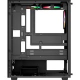 Aerocool Pivot Midi Tower Sort, Towerkabinet Sort, Midi Tower, PC, Sort, ATX, micro ATX, Mini-ITX, SPCC, Stål, Spil