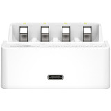 Ansmann Lithium-oplader Pure Power Set 4× Micro AAA genopladelige batterier og opladningsmodul Hvid/multi farvet