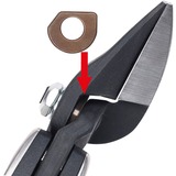 BESSEY ERDI Ideal-Schere D39ASS, Tin snips Sort/Rød