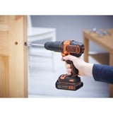 BLACK+DECKER Batteridrevet slagboremaskine/skruemaskine BCKSB04, 18 volt, Slagborer skruemaskine Orange/Sort