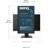 BenQ LED-skærm Sort
